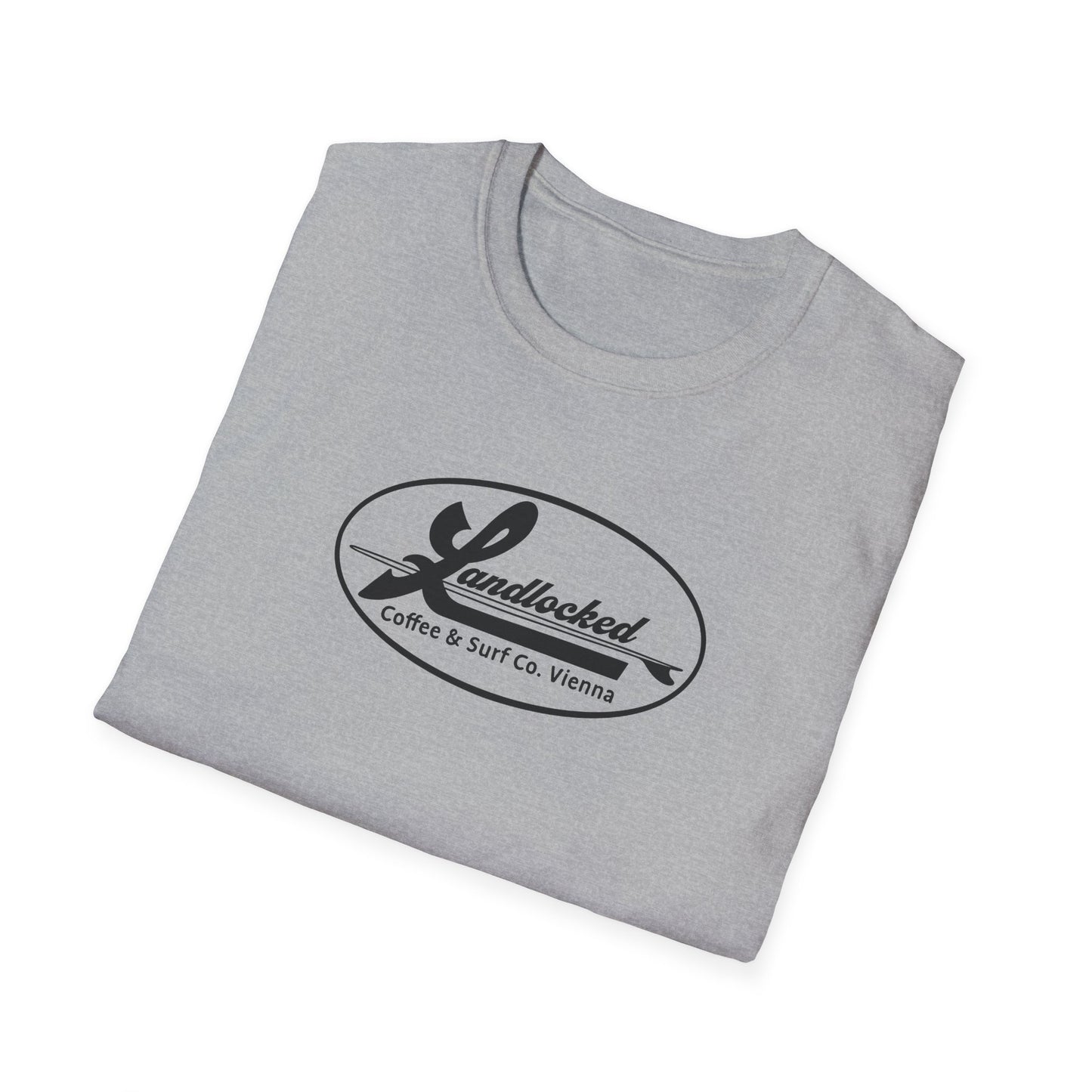 Landlocked Logo Black T-Shirt