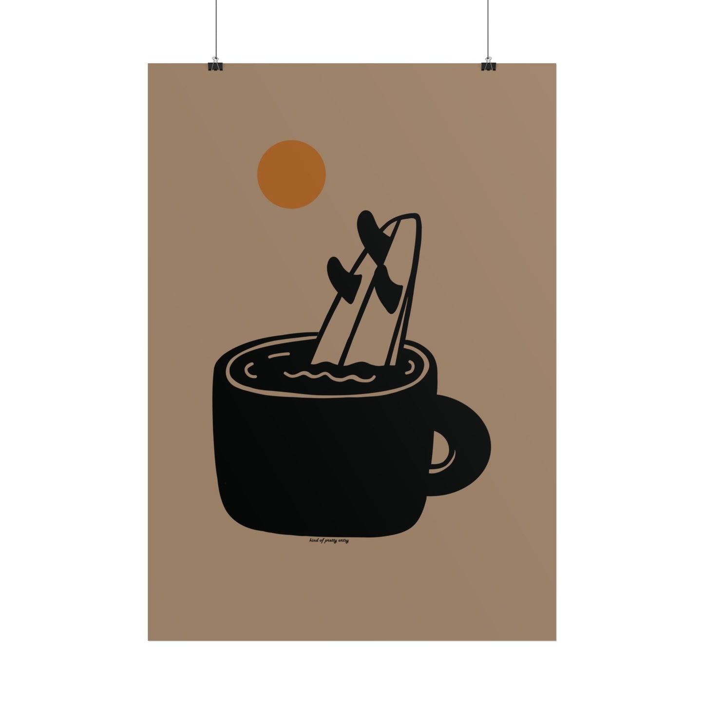 Surf Coffee III Poster
