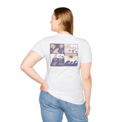 A perfect surf day Unisex T-Shirt