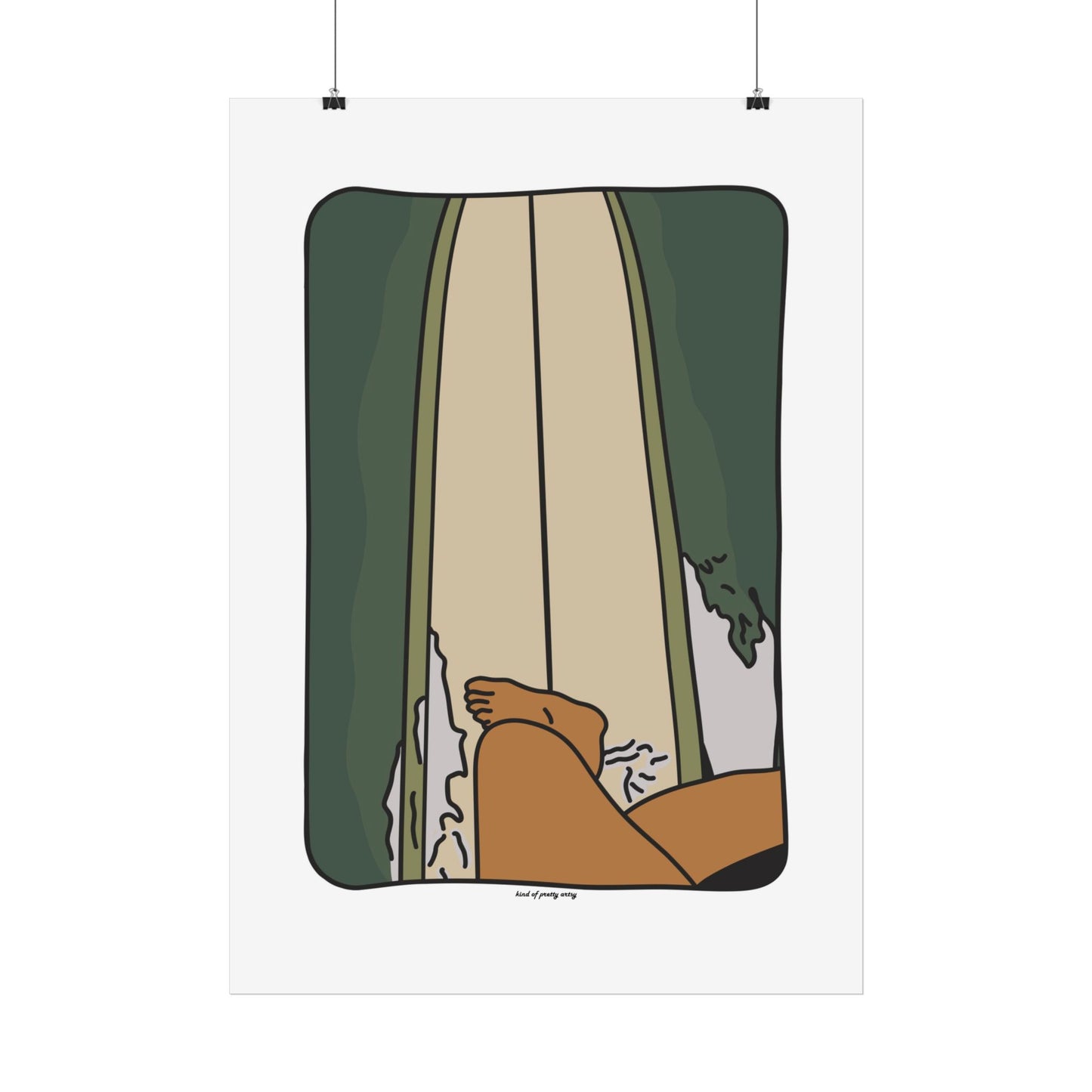 Babysteps on babywaves Poster