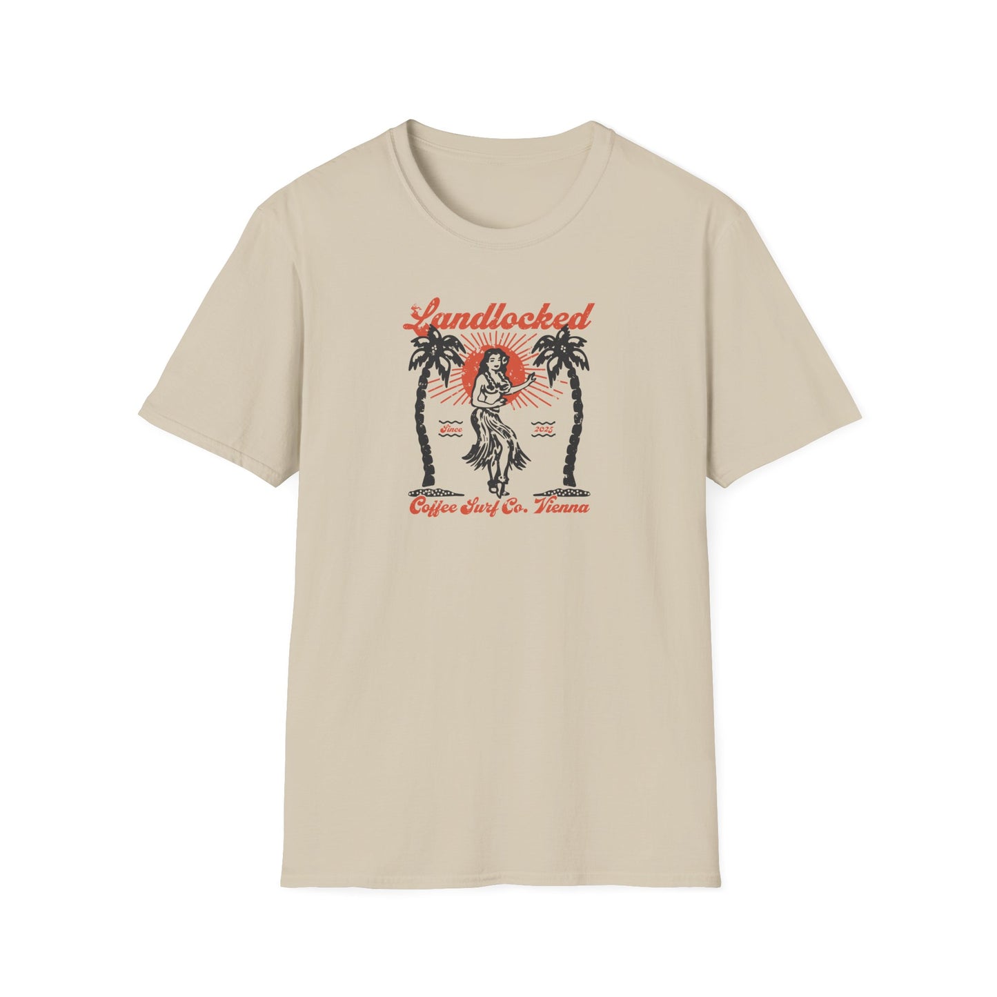 Landlocked Hula Girl Unisex T-Shirt