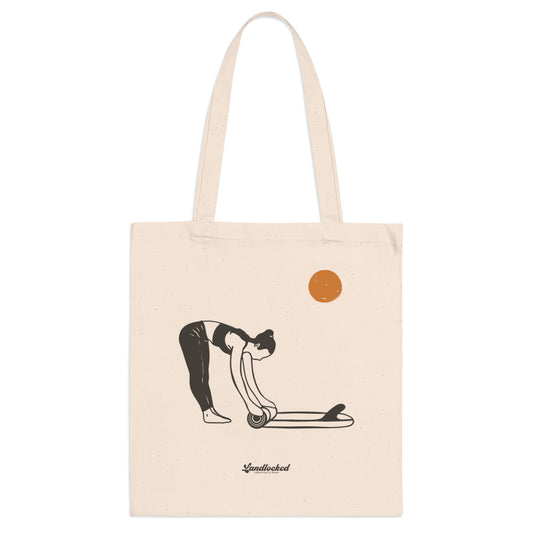 Landlocked Surf Yoga Tote Bag