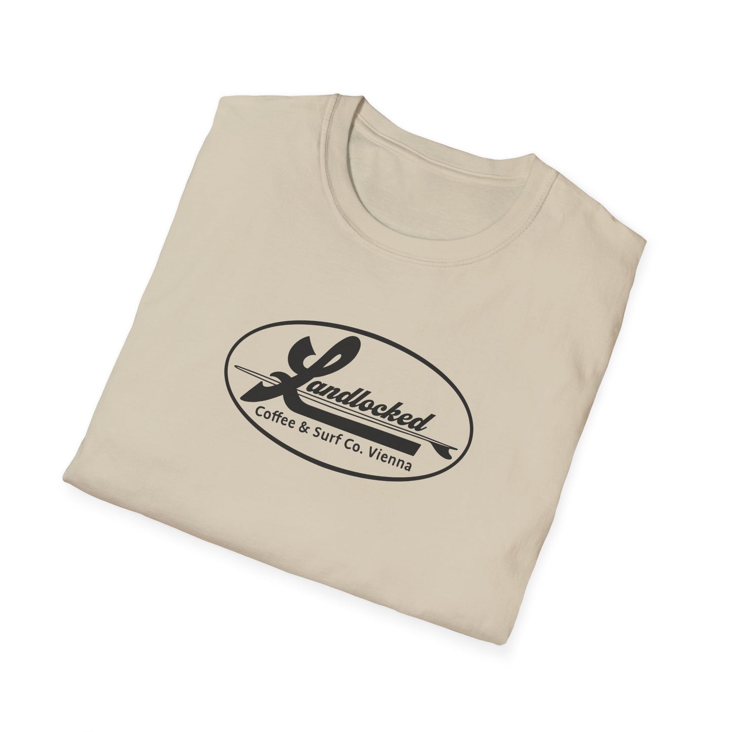 Landlocked Logo Black T-Shirt