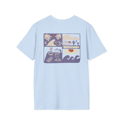 A perfect surf day Unisex T-Shirt