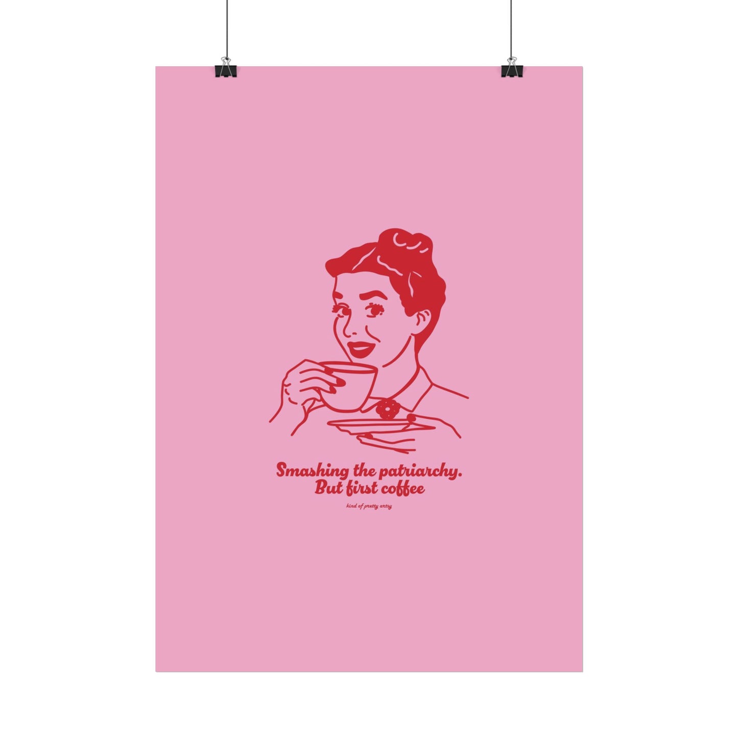 But first coffee Poster