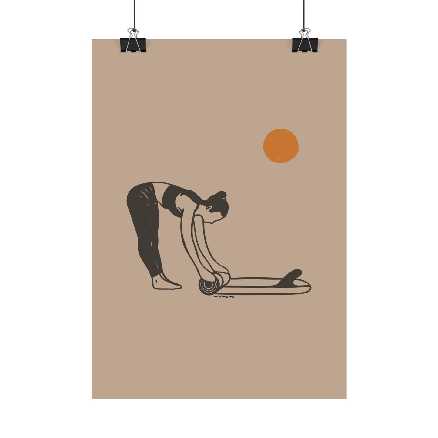 Surf Yoga Poster