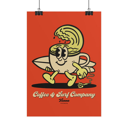 Coffee Surf Company Poster