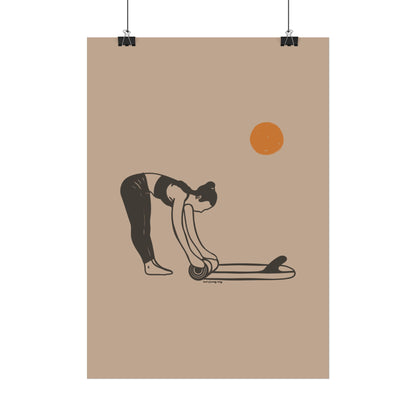 Surf Yoga Poster