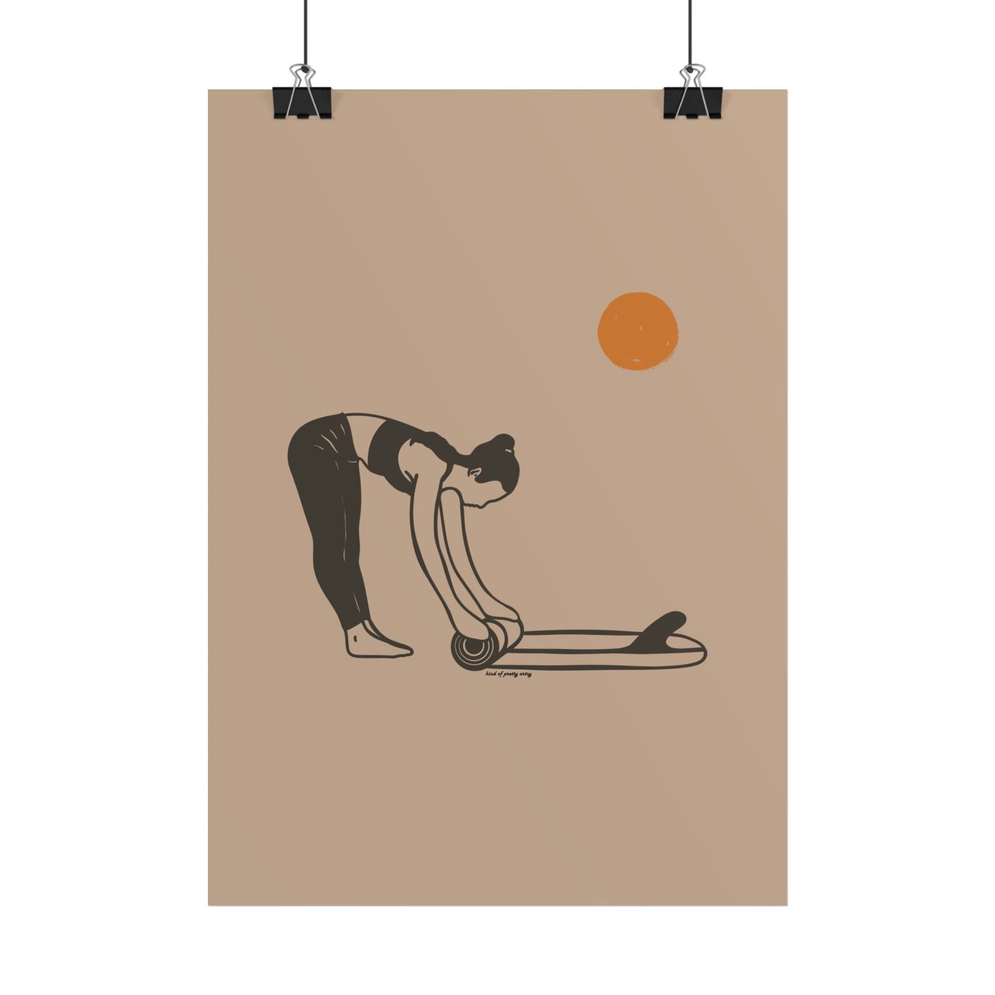 Surf Yoga Poster