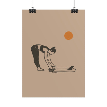 Surf Yoga Poster