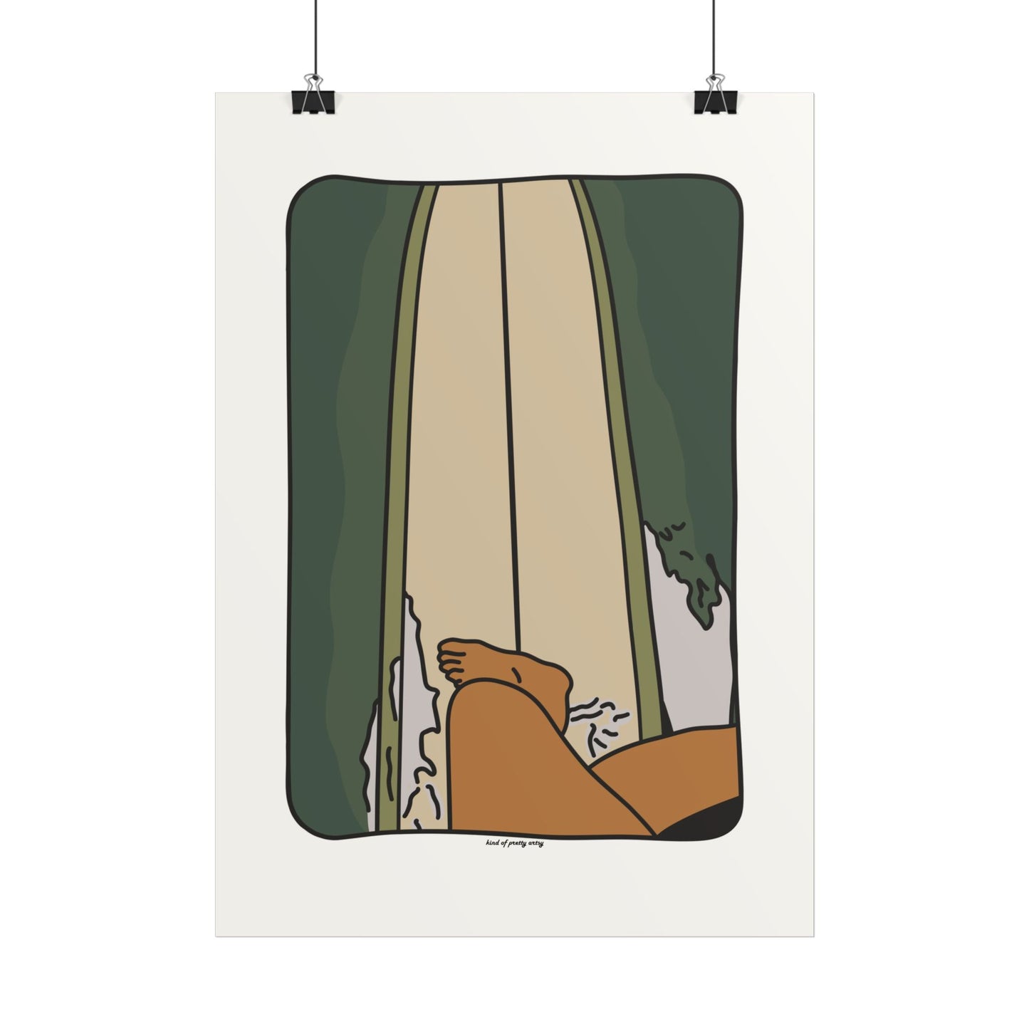 Babysteps on babywaves Poster