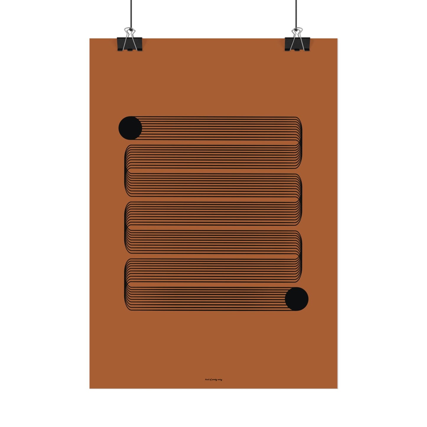 Geometric Waves Poster