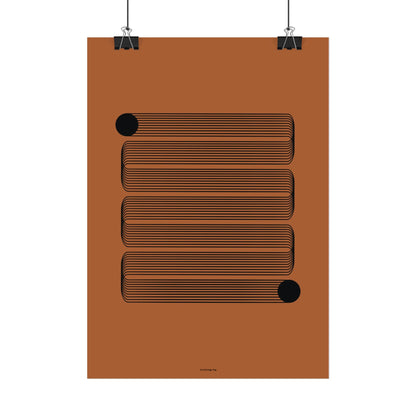 Geometric Waves Poster