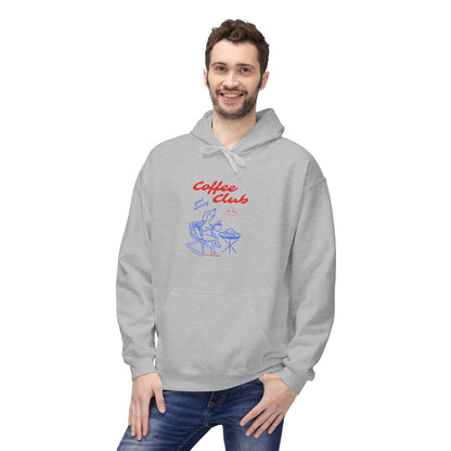 Landlocked Coffee Dog Club Front Print Hoodie