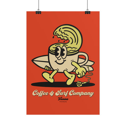 Coffee Surf Company Poster