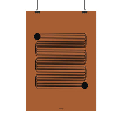 Geometric Waves Poster