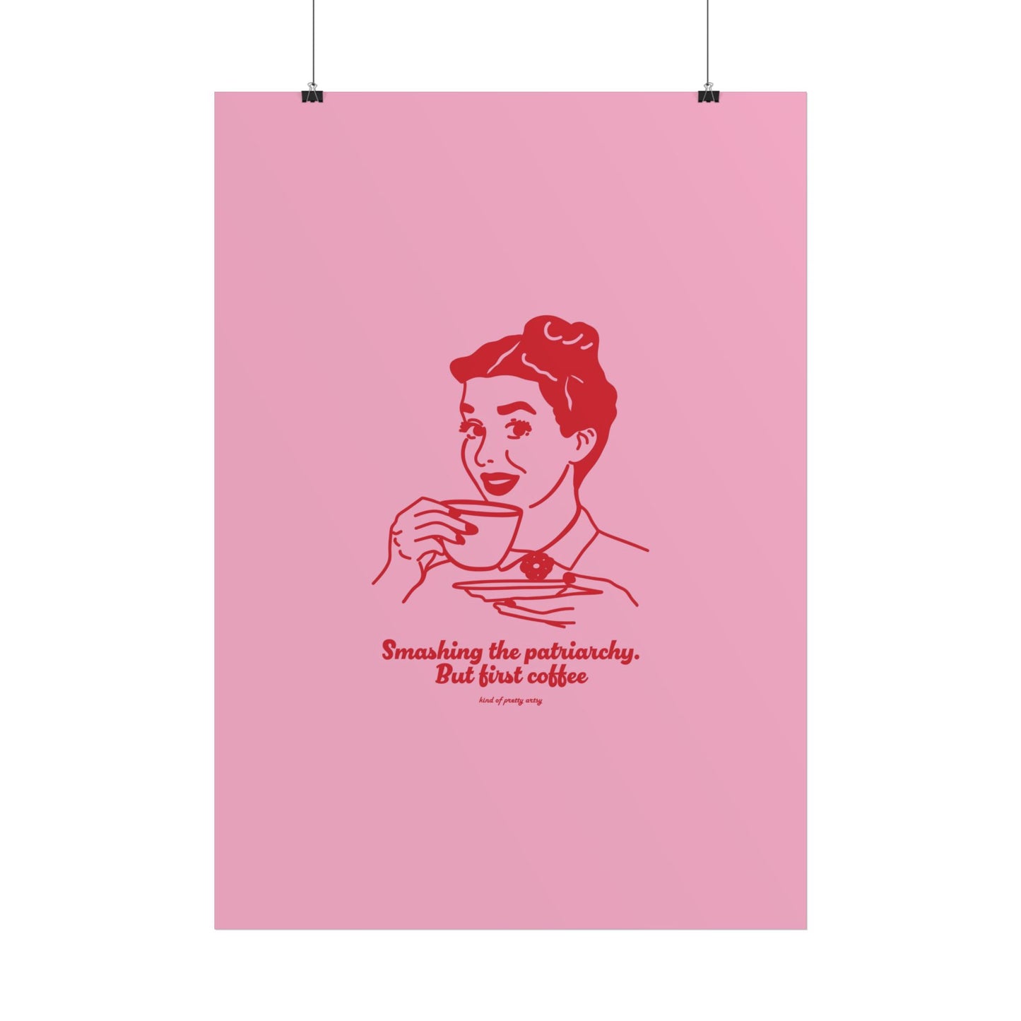 But first coffee Poster