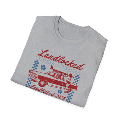 Landlocked Acid Washed Vintage Car Shirt
