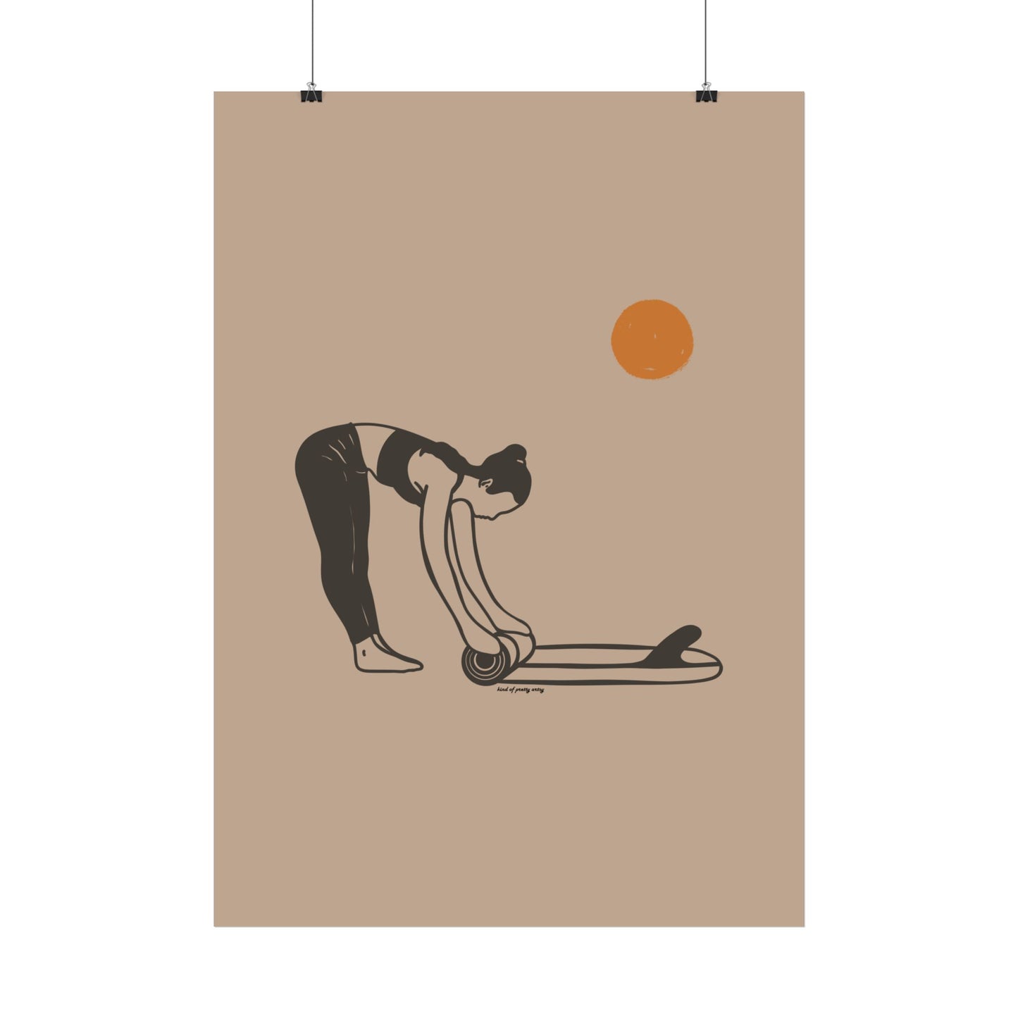 Surf Yoga Poster