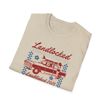 Landlocked Acid Washed Vintage Car Shirt