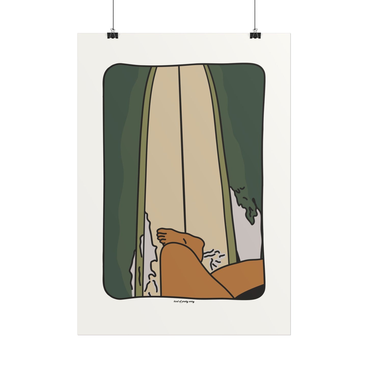 Babysteps on babywaves Poster