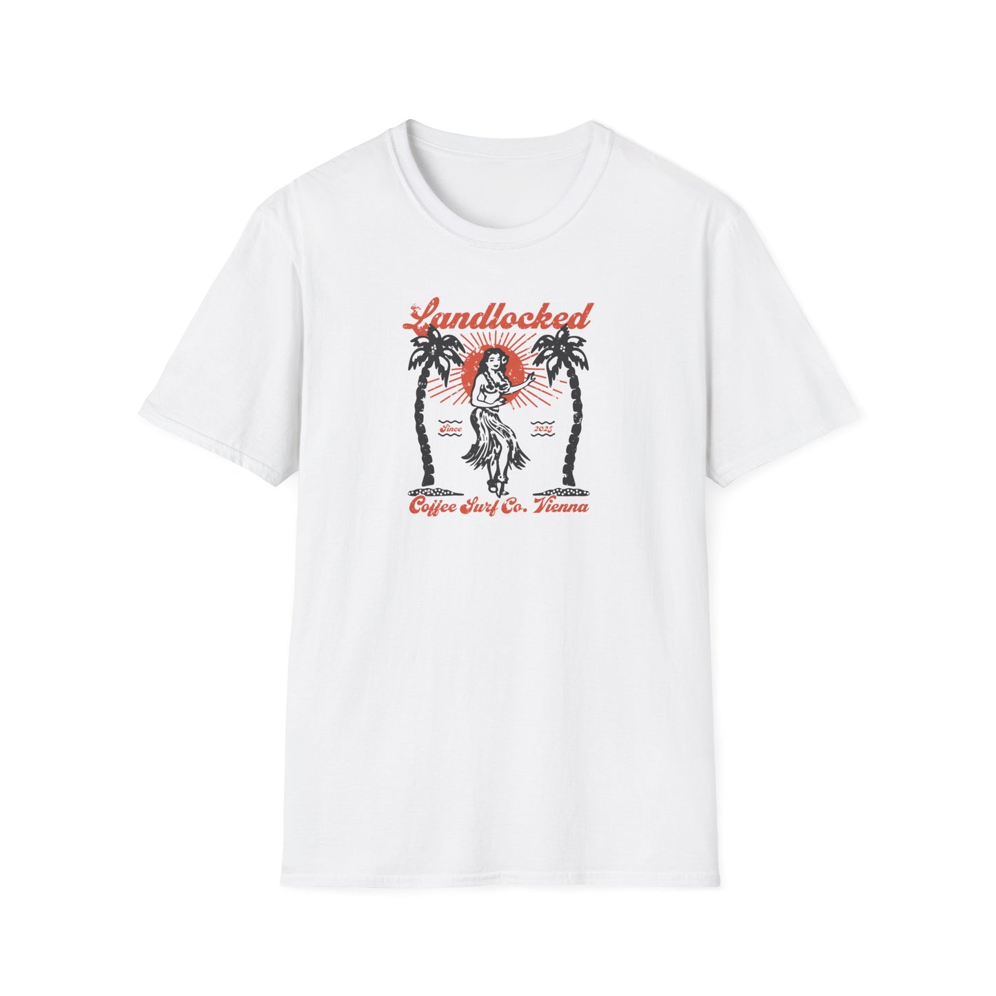 Landlocked Hula Girl Unisex T-Shirt