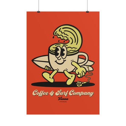 Coffee Surf Company Poster