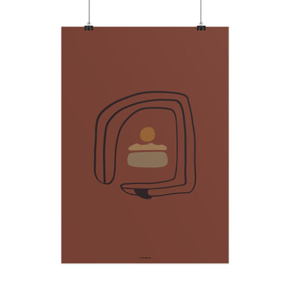 Twisted Surfboard Poster