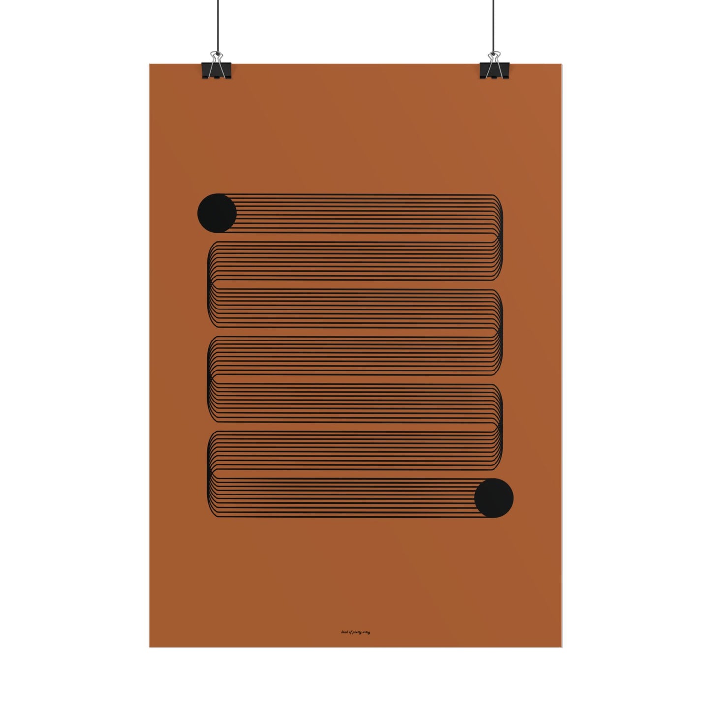 Geometric Waves Poster