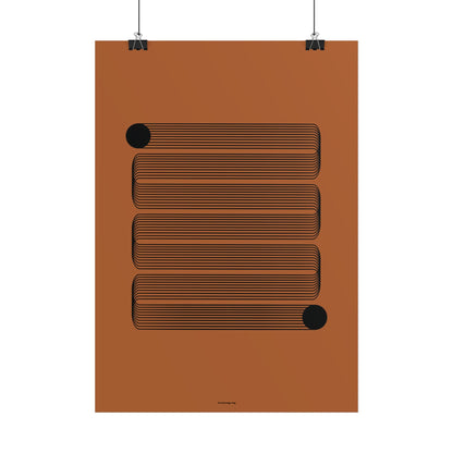 Geometric Waves Poster