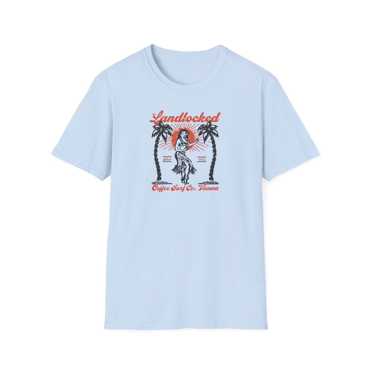 Landlocked Hula Girl Unisex T-Shirt