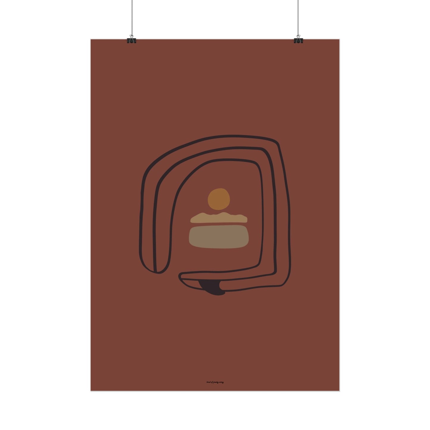 Twisted Surfboard Poster