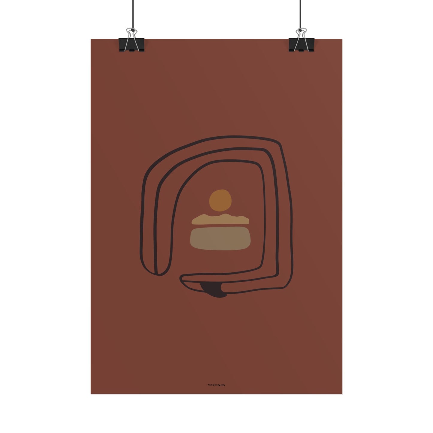 Twisted Surfboard Poster