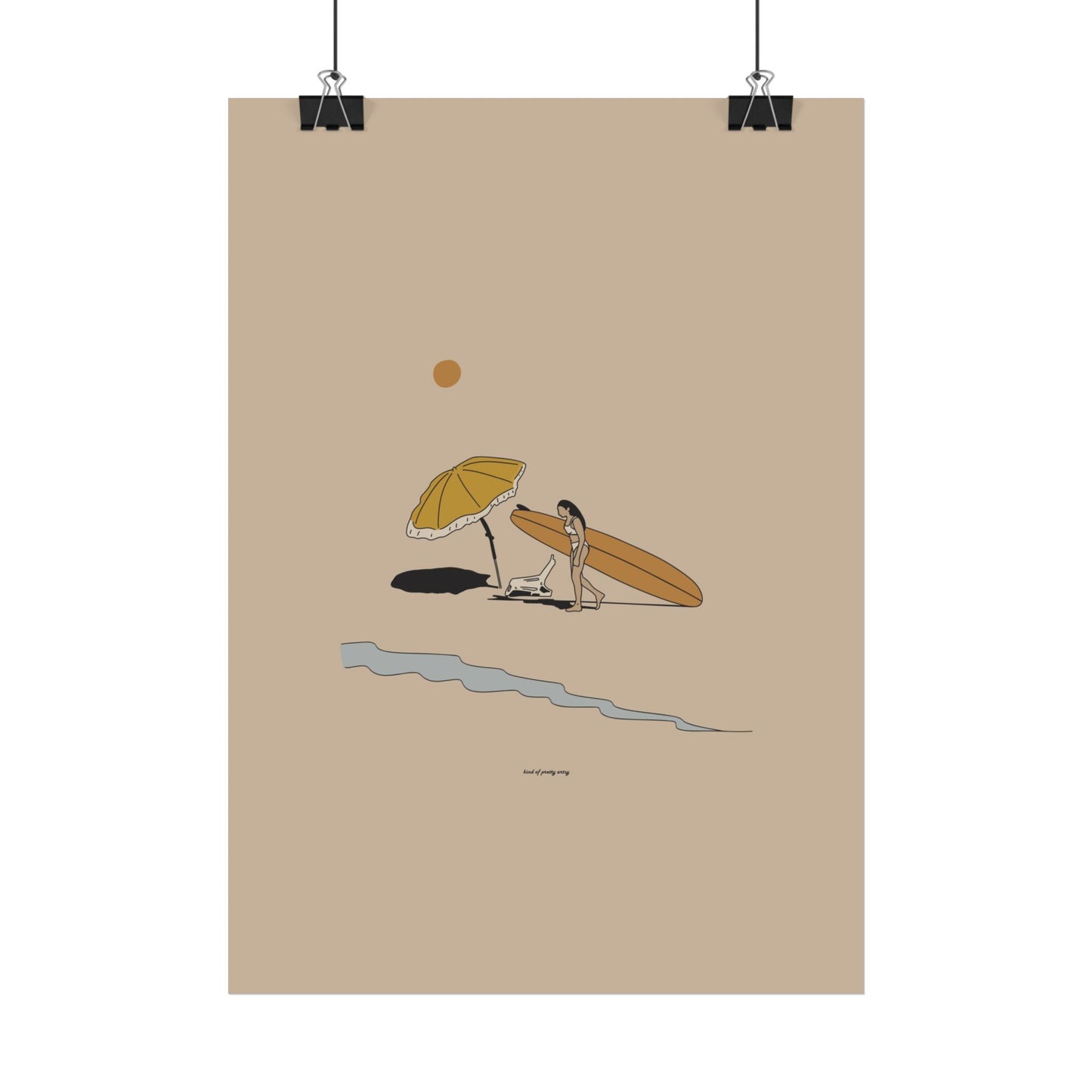 A day at the beach Poster