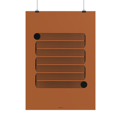 Geometric Waves Poster