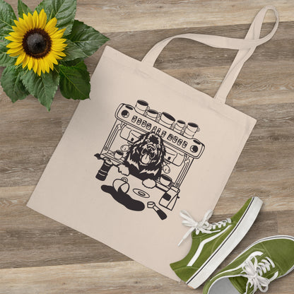 Coffee Dog Tote Bag