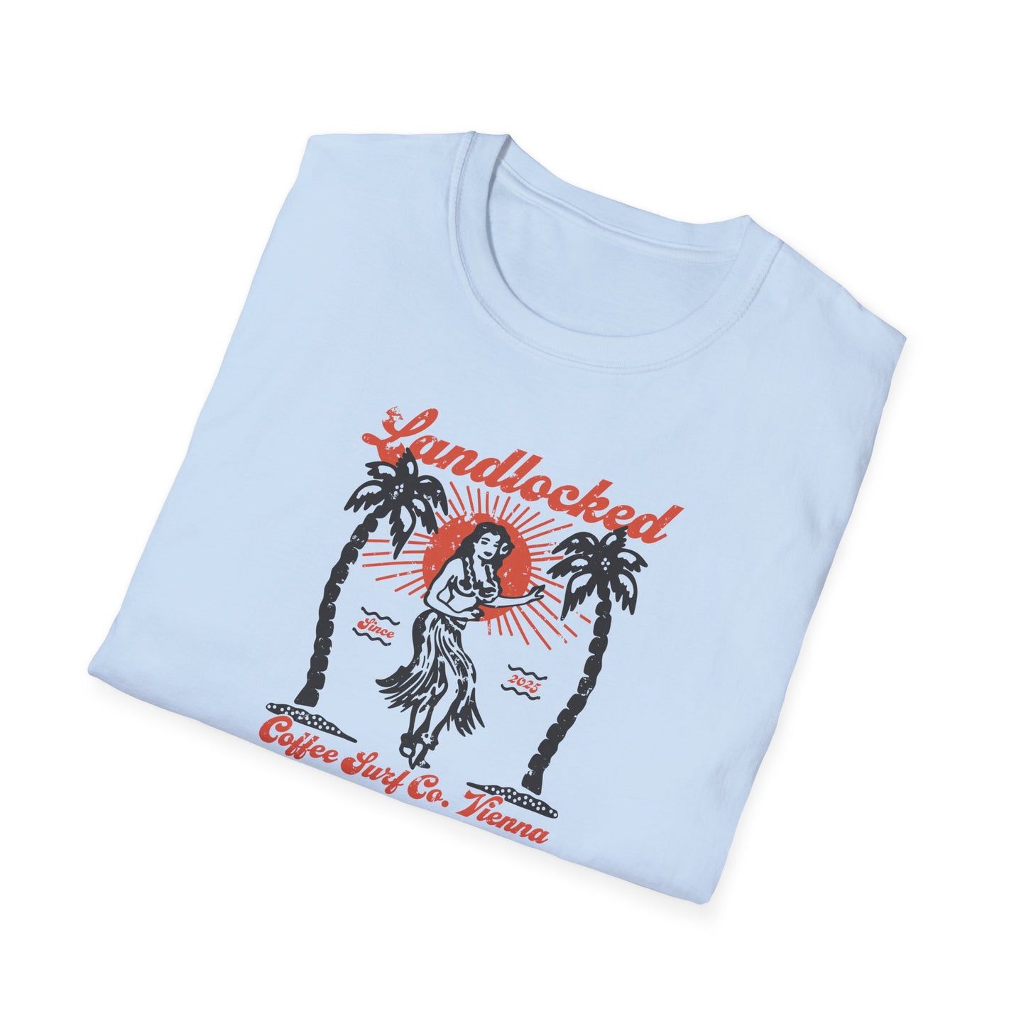 Landlocked Hula Girl Unisex T-Shirt