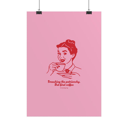 But first coffee Poster