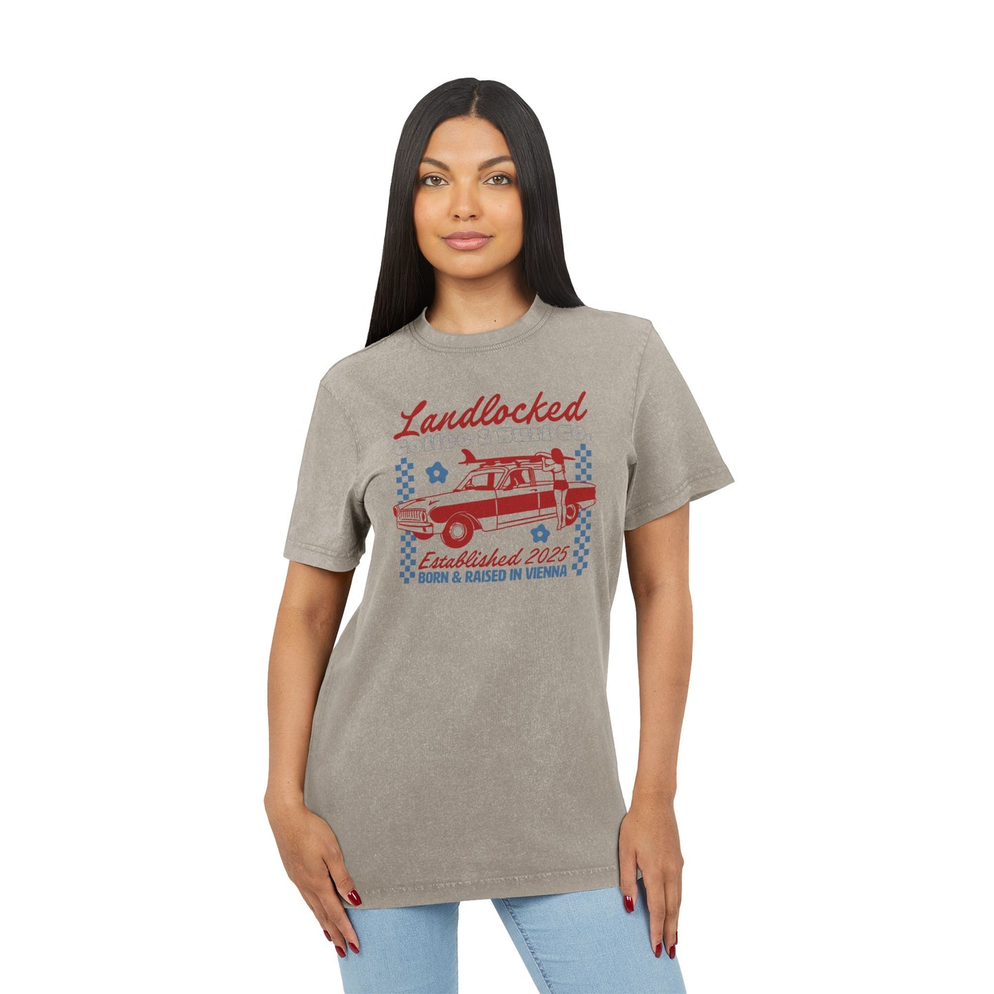 Landlocked Vintage Car Shirt