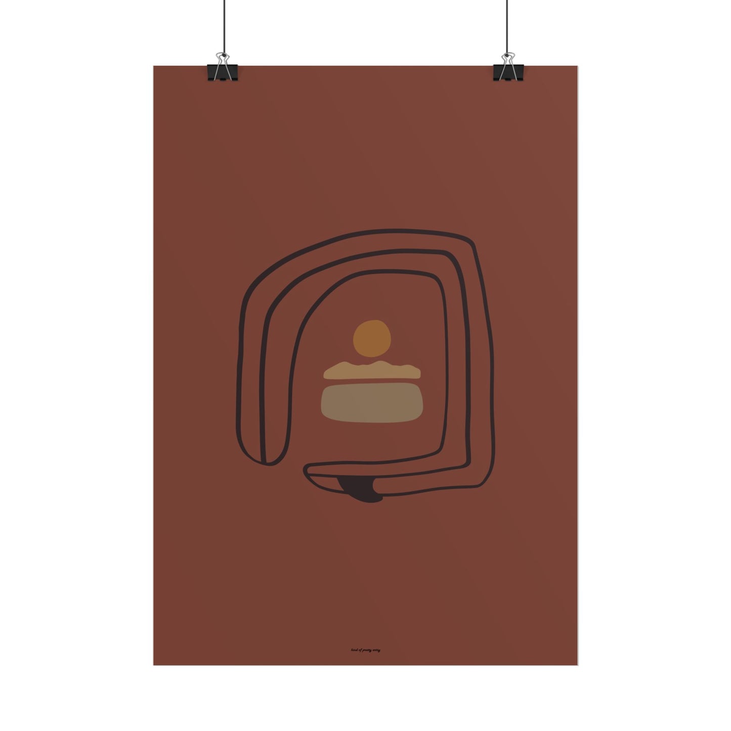 Twisted Surfboard Poster