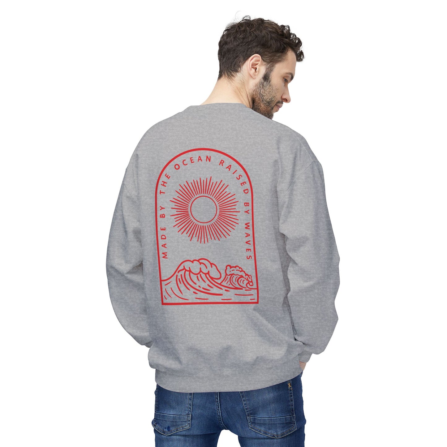 Raised by the ocean Crewneck