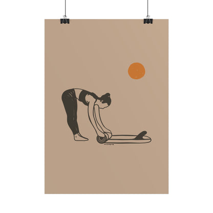 Surf Yoga Poster
