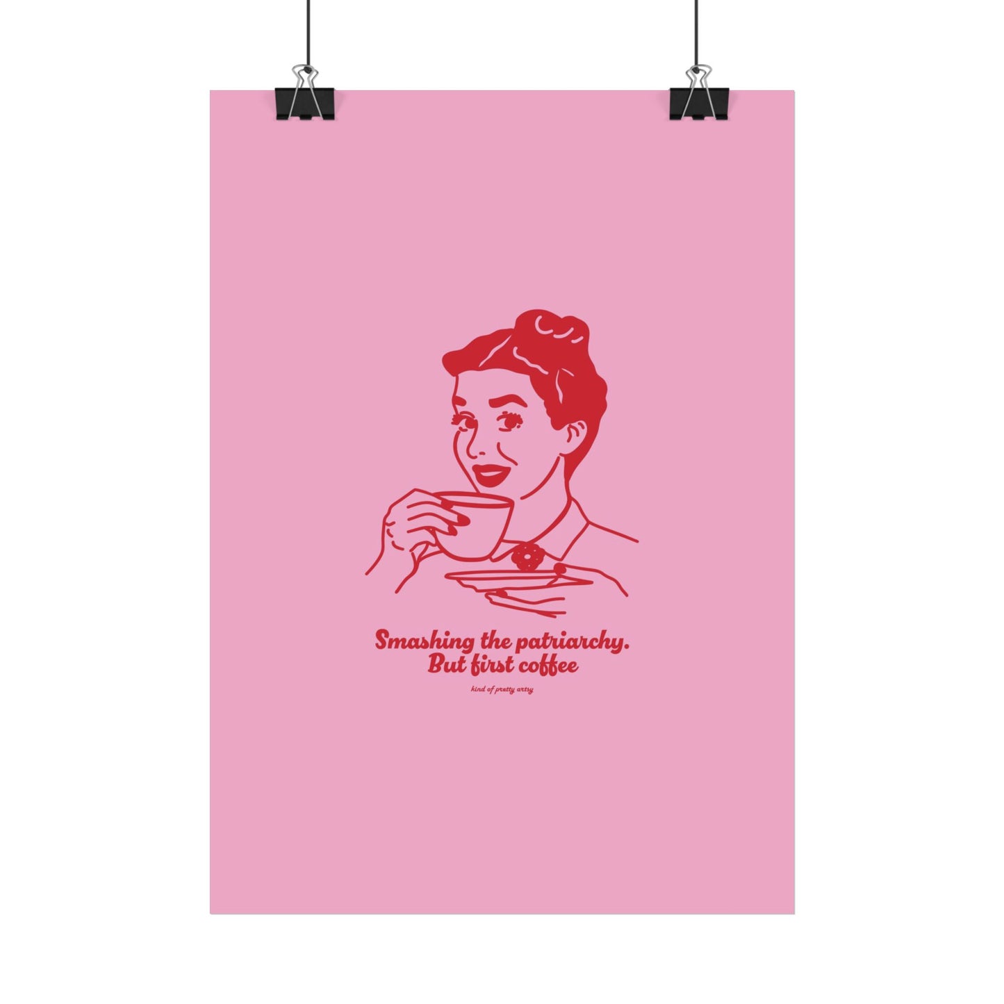 But first coffee Poster