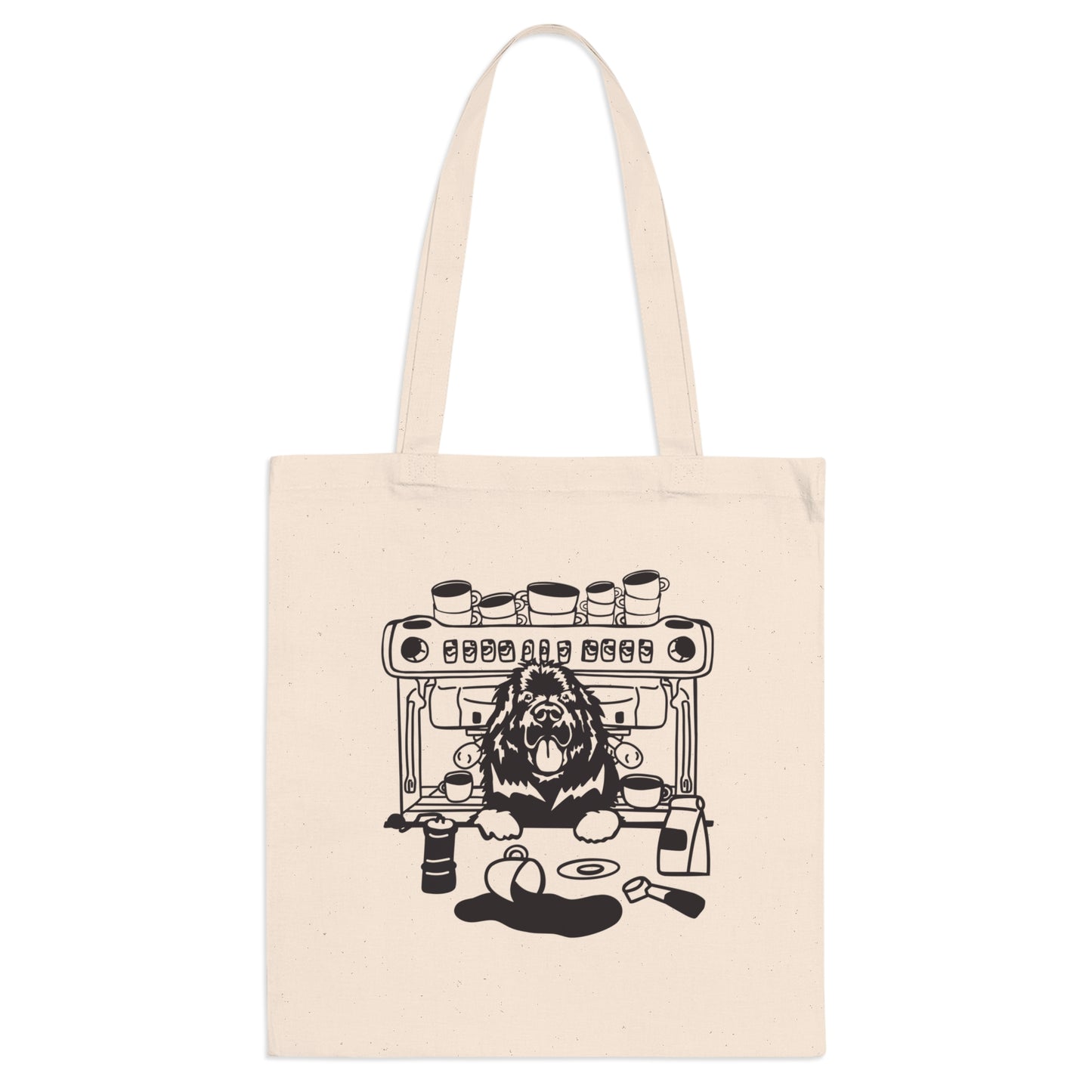 Coffee Dog Tote Bag
