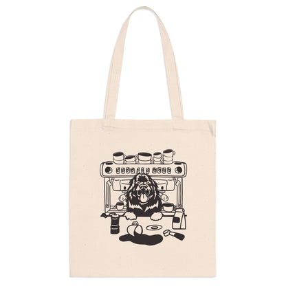 Coffee Dog Tote Bag