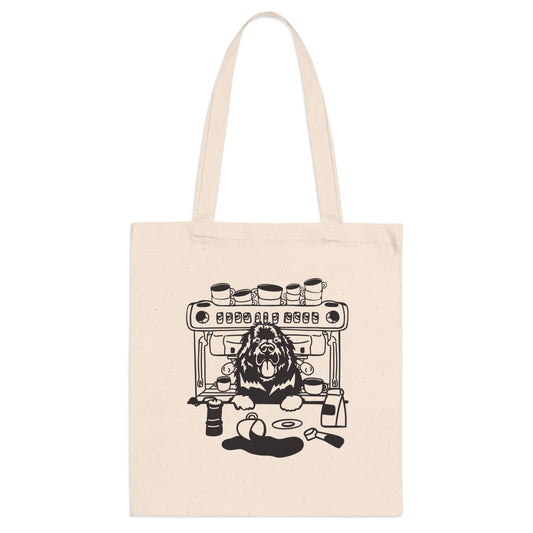 Coffee Dog Tote Bag