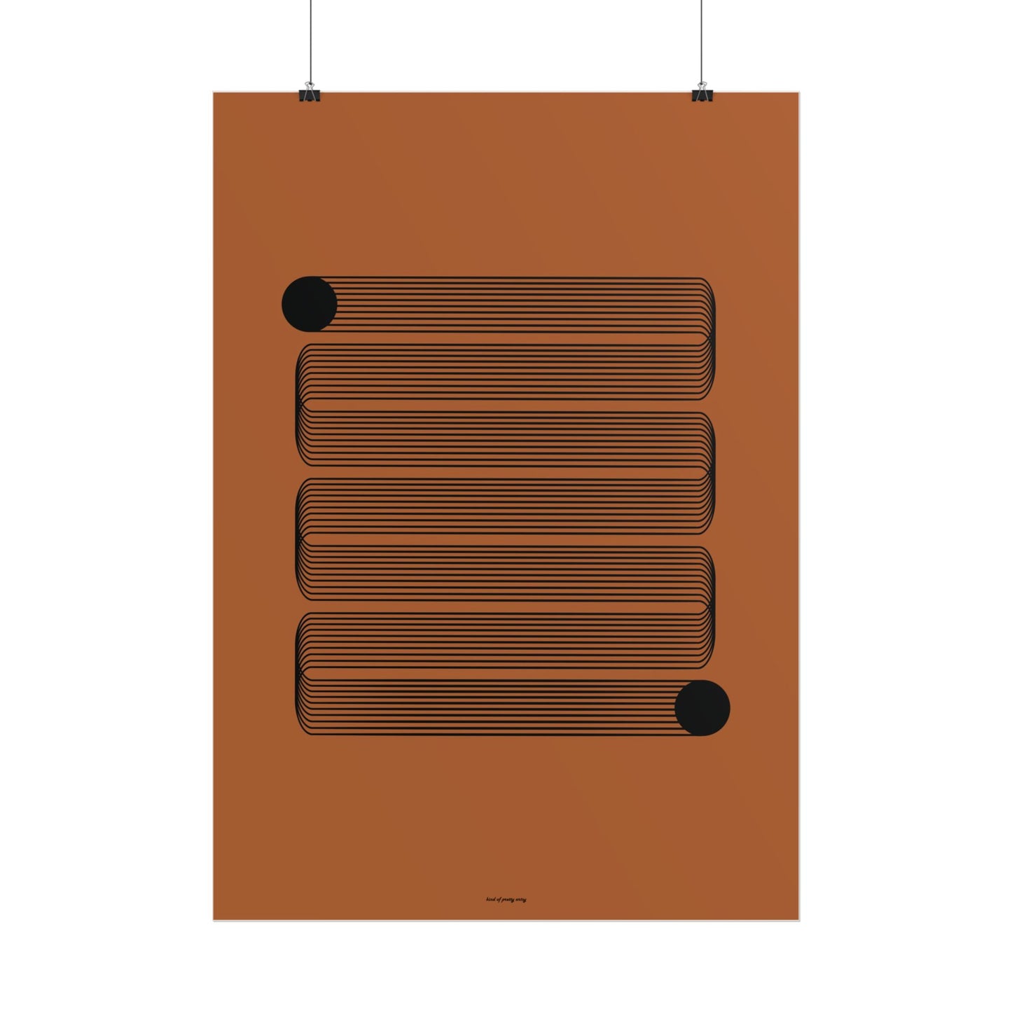 Geometric Waves Poster