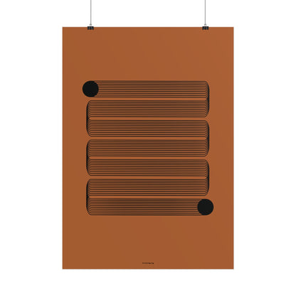 Geometric Waves Poster