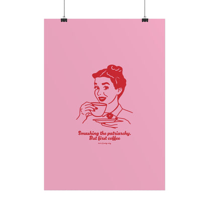 But first coffee Poster