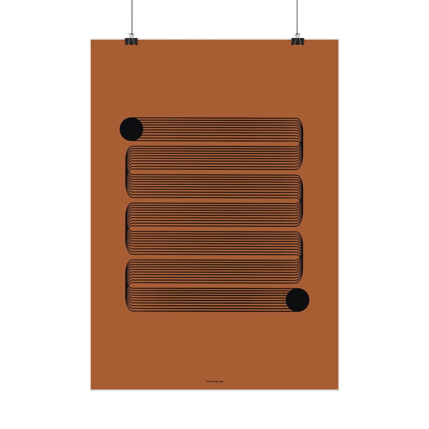 Geometric Waves Poster